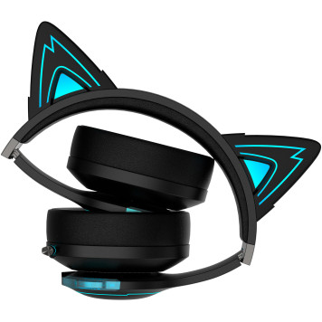 Наушники с микрофоном Edifier G5BT Cat черный мониторные Bluetooth/3,5 мм оголовье -3