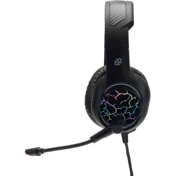 Наушники с микрофоном Oklick HS-L930G SNORTER черный/синий 2м мониторные USB оголовье (HS-L930G) -1