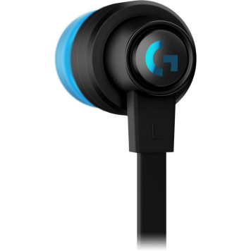 Наушники с микрофоном Logitech G333 черный/голубой 1.2м вкладыши в ушной раковине (981-000924) -3