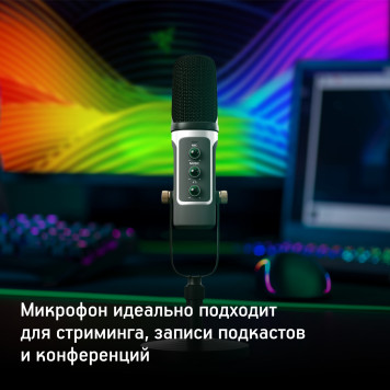 Микрофон проводной Оклик SM-800G 1.8м черный -8