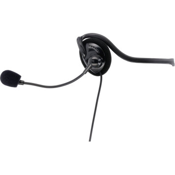 Наушники с микрофоном Hama NHS-P100 черный 2м накладные шейный обод (00139920) -2