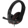 Наушники с микрофоном Oklick HS-L390G DRAGON черный/красный 1.8м мониторные оголовье (JD-728S) 