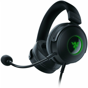 Наушники с микрофоном Razer Kraken V3 HyperSense черный 2м мониторные оголовье (RZ04-03770100-R3M1) -6