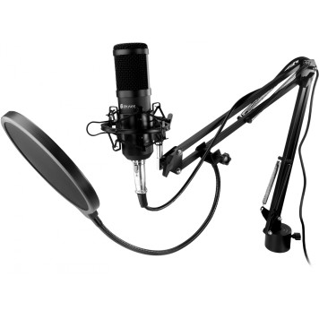 Микрофон проводной Оклик SM-600G 2.5м черный -14