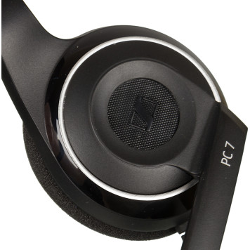 Наушники с микрофоном Sennheiser PC 7 черный 2м накладные USB оголовье -8
