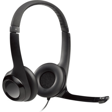 Наушники с микрофоном Logitech H390 темно-серый 1.9м накладные USB оголовье (981-000803) -3