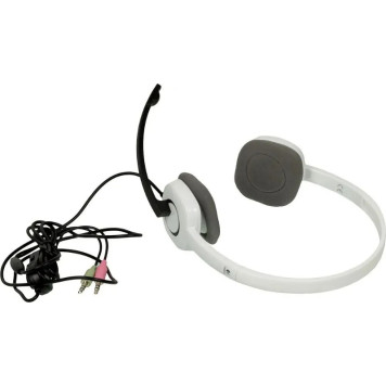 Наушники с микрофоном Logitech H150 белый/черный 1.8м накладные оголовье (981-000453) -1
