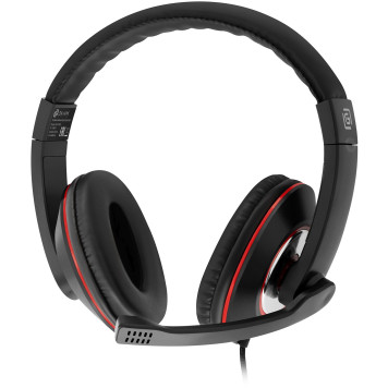 Наушники с микрофоном Oklick HS-L390G DRAGON черный/красный 1.8м мониторные оголовье (JD-728S) -4