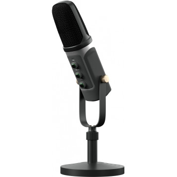 Микрофон проводной Оклик SM-800G 1.8м черный -18