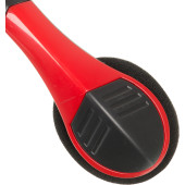 Наушники с микрофоном Оклик HS-M150 черный/красный 2м накладные оголовье (NO-003N)