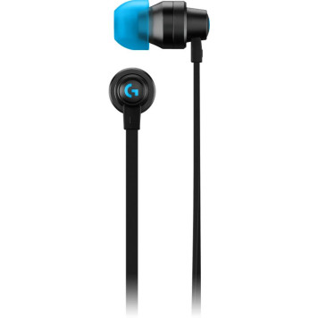 Наушники с микрофоном Logitech G333 черный/голубой 1.2м вкладыши в ушной раковине (981-000924) -2