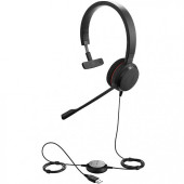 Наушники с микрофоном Jabra Evolve 20 UC Mono черный 2м накладные USB оголовье (4993-829-209)