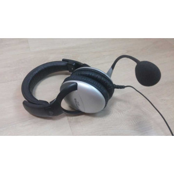 Наушники с микрофоном Koss SB-45 черный/серебристый 2.4м мониторные оголовье (15102961) -1