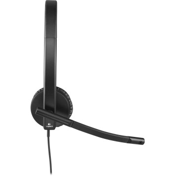 Наушники с микрофоном Logitech H570e черный накладные USB оголовье (981-000571) -4