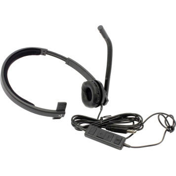 Наушники с микрофоном Logitech H570e черный накладные USB оголовье (981-000571) -5