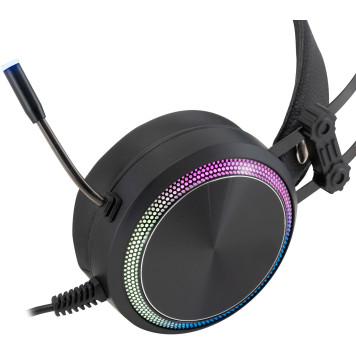 Наушники с микрофоном Оклик HS-L810G ANONYMOUS черный 2.2м мониторные оголовье (SW-HG100) -9