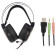 Наушники с микрофоном Оклик HS-L700G INFINITY черный 2.2м мониторные оголовье (HS-L700G) 