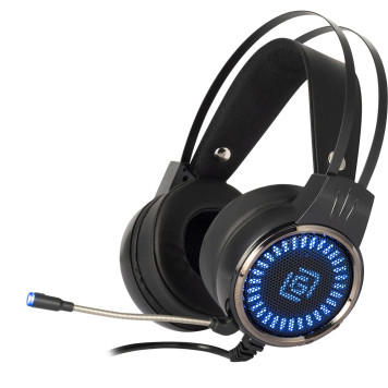 Наушники с микрофоном Оклик HS-L700G INFINITY черный 2.2м мониторные оголовье (HS-L700G) -4