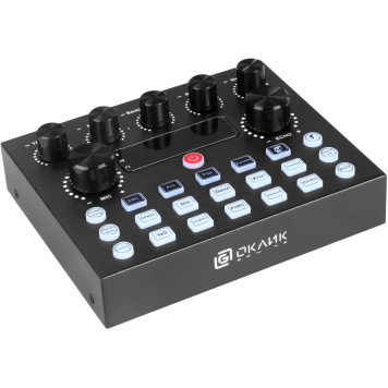 Микрофон проводной Оклик SM-600G 2.5м черный -7