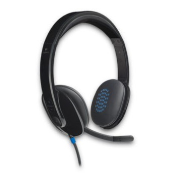 Наушники с микрофоном Logitech H540 черный накладные оголовье (981-000480) 