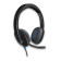 Наушники с микрофоном Logitech H540 черный накладные оголовье (981-000480) 