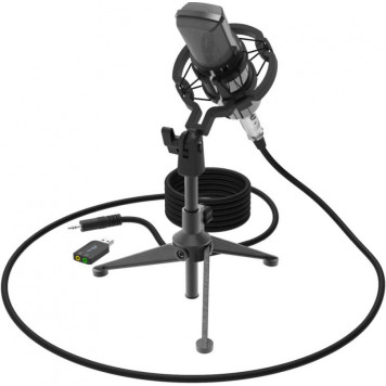 Микрофон проводной Ritmix RDM-160 2.5м черный -4