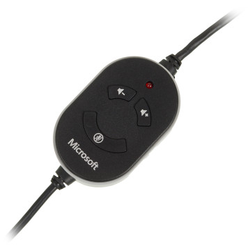 Наушники с микрофоном Microsoft LX-3000 Wired USB Black (аналог JUG-00015) черный/серебристый 1.8м мониторные оголовье (JUG-00014) -6
