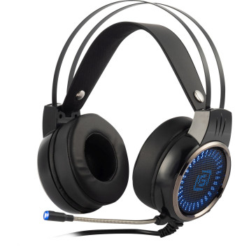 Наушники с микрофоном Оклик HS-L700G INFINITY черный 2.2м мониторные оголовье (HS-L700G) -5