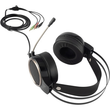 Наушники с микрофоном Оклик HS-L700G INFINITY черный 2.2м мониторные оголовье (HS-L700G) -6