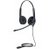 Наушники с микрофоном Jabra BIZ 1500 Duo QD черный 0.95м накладные оголовье (1519-0154) 