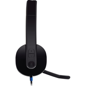 Наушники с микрофоном Logitech H540 черный 1.8м накладные USB оголовье (981-000480) -2