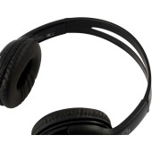 Наушники с микрофоном Оклик HS-M400 черный 1.8м накладные оголовье (1532019)