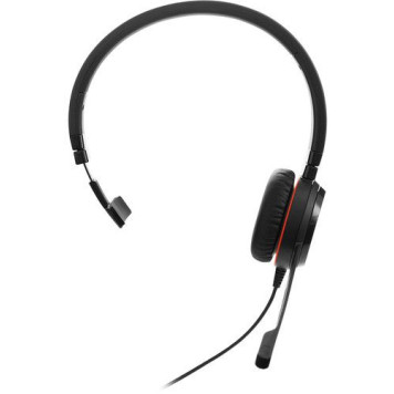 Наушники с микрофоном Jabra EVOLVE 30 II MS Mono черный/красный 2м накладные USB оголовье (5393-823-309) -1