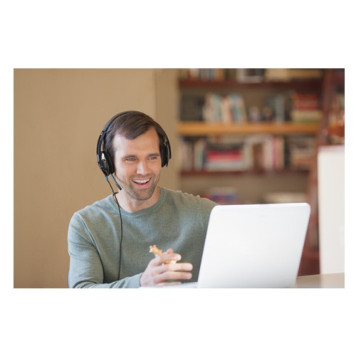 Наушники с микрофоном Logitech H540 черный накладные оголовье (981-000480) -8