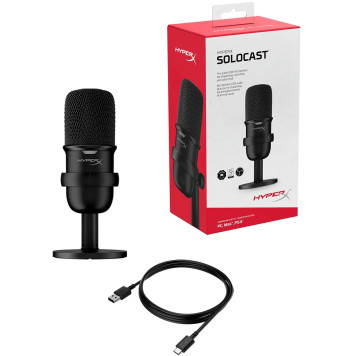 Микрофон проводной HyperX SoloCast 2м черный -9