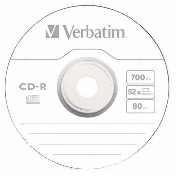 Диск CD-R Verbatim 700Mb 52x bulk (10шт) (43725) -2