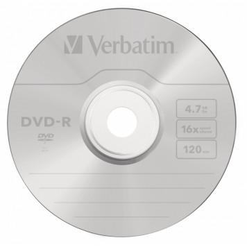 Диск DVD-R Verbatim 4.7Gb 16x Cake Box (10шт) (43523) -2