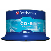 Диск CD-R Verbatim 700Mb 52x Cake Box (50шт) (43351)