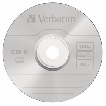 Диск CD-R Verbatim 700Mb 52x Jewel case (10шт) (43327) -2