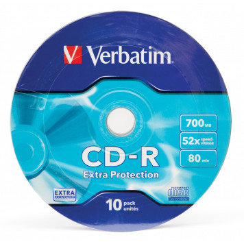 Диск CD-R Verbatim 700Mb 52x bulk (10шт) (43725) -1