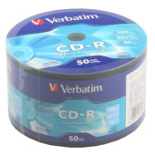 Диск CD-R Verbatim 700Mb 52x bulk (50шт) (43787)