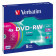 Диск DVD-RW Verbatim 4.7Gb 4x Slim case (5шт) Color (43563) 