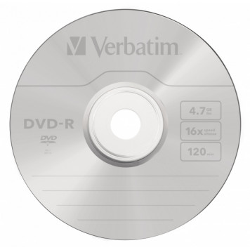 Диск DVD-R Verbatim 4.7Gb 16x bulk (10шт) (43729) -2