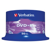 Диск DVD+R Verbatim 4.7Gb 16x Cake Box (50шт) (43550)