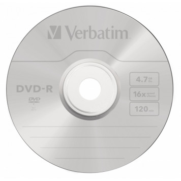 Диск DVD-R Verbatim 4.7Gb 16x bulk (50шт) (43788) -2