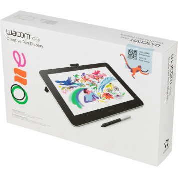 Графический планшет Wacom One DTC133W0B LED USB Type-C белый -5