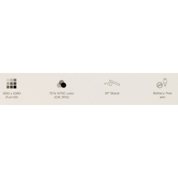 Графический планшет Wacom One DTC133W0B LED USB Type-C белый -6
