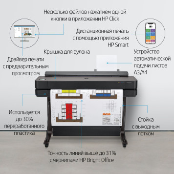 Плоттер HP Designjet T630 (5HB11A) A0/36