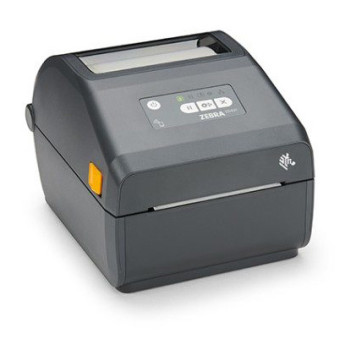 Термопринтер Zebra ZD421 (для печ.накл.) стационарный черный 