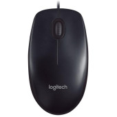 Мышь Logitech M90 черный оптическая (1000dpi) USB